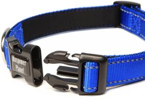 img 2 attached to Maxpower Planet Reflective Dog Collar: Breathable, Soft Padded & Adjustable for Small, Medium, and Large Dogs - Ensuring Ultimate Comfort and Safety