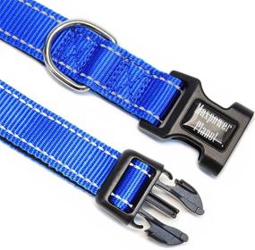 img 3 attached to Maxpower Planet Reflective Dog Collar: Breathable, Soft Padded & Adjustable for Small, Medium, and Large Dogs - Ensuring Ultimate Comfort and Safety