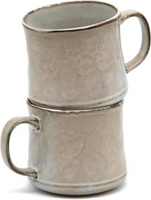 img 3 attached to ☕ Stoneware Microwave Dishwasher-Safe Glazed Coffee