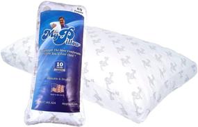 img 2 attached to Ultimate Comfort: Premium Soft Bed Pillow for Quality Sleep, Standard/Queen (White Level (Medium))