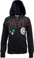 🦸 marvel heroes fashion hoodie sweatshirt: stylish boys' clothing in fashion hoodies & sweatshirts logo