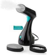 👗 dependable dash 150ghb portable garment steamer - handheld steamer with fabric brush, lightweight travel steamer, continuous steam, auto shut-off - ideal for removing wrinkles from dresses, shirts, pants & more logo