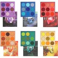 💎 docolor gemstone eyeshadow palette - 54 color matte glitter professional makeup eye shadow powder | long lasting, waterproof, cosmetically superior eye shadow palette logo