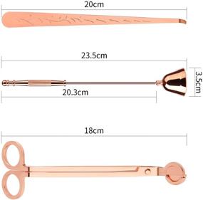 img 3 attached to 🕯️ Enhance Your Candle Experience with the erduoduo 3-in-1 Candle Care Kit – Wick Trimmer Set (Rose Gold)