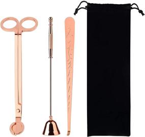 img 4 attached to 🕯️ Enhance Your Candle Experience with the erduoduo 3-in-1 Candle Care Kit – Wick Trimmer Set (Rose Gold)