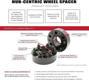 img 3 attached to Детали аксессуаров для колес Centric Adapter