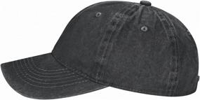 img 3 attached to Let's Go B: Retro FJB Baseball Cap - Adjustable Strapback Anti Biden Denim Hat