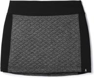 👗 women's smartwool diamond peak quilted skirt logo
