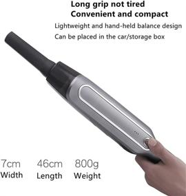 img 3 attached to 🦁 Lionmount 6000PA Cordless Handheld Car Vacuum Cleaner - Efficient 60W Portable Mini with Rechargeable 4000mAh Batteries for Car Home Interior Cleaning