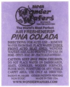 img 1 attached to 🍍 Wonder Wafers 50ct. Individually Wrapped Air Fresheners with Pina Colada Fragrance - Boosts Your Space's Atmosphere