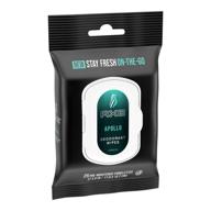 🧴 axe on-the-go deodorant wipes apollo: convenient perfume wipes for freshness, 25 pre-moistened towelettes logo