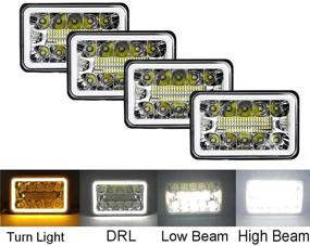 img 4 attached to AMUNIESUN Headlights Replacement Peterbilt Freightinger