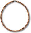 native treasure brown surfer necklace logo