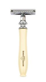 img 4 attached to 💎 Exquisite Edwin Jagger Chatsworth Imitation Ivory Traditional Safety Razor: A Timeless Grooming Essential