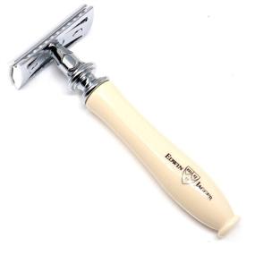 img 3 attached to 💎 Exquisite Edwin Jagger Chatsworth Imitation Ivory Traditional Safety Razor: A Timeless Grooming Essential