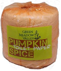 img 1 attached to 🎃 Pumpkin Spice Aroma Toilet Paper - Perfect Prank Gift for Pumpkin Spice Enthusiasts - Transform Your Bathroom into a Pumpkin Pie Oasis - 1 Roll of Premium White Scented Bathroom Tissue