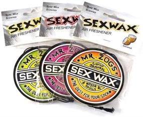 img 1 attached to 🍓 Refreshing Fragrances Trio: Sex Wax Air Freshener Multi Pack (Coconut/Pineapple/Strawberry 3 Pack)