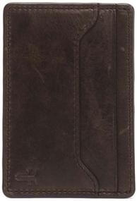 img 3 attached to Frye Womens Logan Money Cognac Men's Accessories in Wallets, Card Cases & Money Organizers