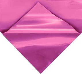 img 2 attached to 💖 Vibrant Pink Metallic Chrome V2 HTV Heat Transfer Vinyl Film (10" x 3ft) - Premium Quality!