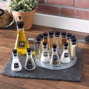 img 1 attached to Enhance Your Culinary Experiments with Wink Chemist's Spice Rack: 14 Piece Chemistry Spice Rack Set