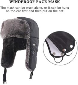 img 2 attached to 🧥 Cold Weather Trapper Trooper Outdoor Windproof Boys' Accessories for Winter