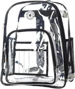 img 4 attached to Durable Transparent Security Backpack: The Ultimate Casual Daypack Solution