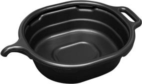 img 3 attached to 🔧 Lisle 17972 4.5 Gallon Oval Drain Pan, Black: Efficient Oil Change and Fluid Disposal Solution