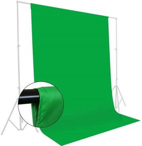 img 2 attached to 📸 GFCC Green Screen Backdrop: 10ftx10ft Photo Booth Background for Greenscreen Photography & Video Recording