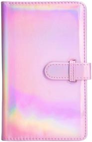 img 4 attached to 📸 Sunmns Wallet PU Leather Photo Album: Ideal for Fujifilm Instax Mini 11/9/8, Polaroid Snap Zip, PIC-300 Film - Bright Pink