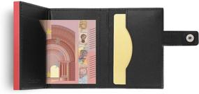 img 1 attached to Ögon Smart Wallets - Stylish RFID Blocking Traforato Wallets for Enhanced Security