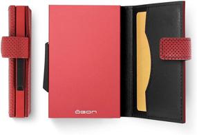 img 2 attached to Ögon Smart Wallets - Stylish RFID Blocking Traforato Wallets for Enhanced Security