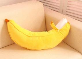 img 1 attached to YF ANEN Peeled Banana Stuffed Novelty