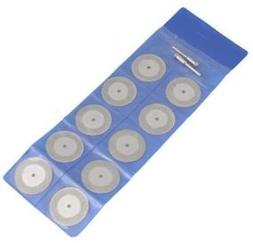 img 3 attached to 💎 Revesun 10 Pcs Diamond Cutting Discs Drill Bit Set - Perfect for Dremel & Rotary Tools, Ideal for Stone Cutting - 30mm Stone Blade Included