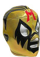 🟡 stand out with mil mascaras adult lucha libre wrestling mask - yellow! logo