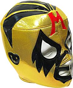 img 3 attached to 🟡 Stand Out with MIL MASCARAS Adult Lucha Libre Wrestling Mask - Yellow!