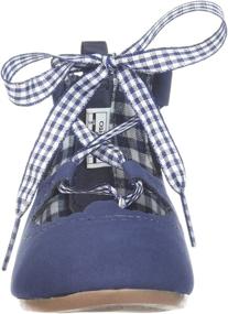 img 3 attached to 👟 OshKosh BGosh Bianca Lace Up Shoes for Toddler Girls - Enhanced SEO