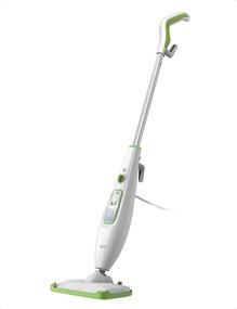 img 4 attached to TOPPIN Steam Mop - Long 23ft Power Cord and Large 380ml Water Tank, Adjustable 3 Steam Levels, Includes 2 Steam Mop Pads, Lightweight Steam Cleaner for Hardwood Floor, Marble, Laminate, Tile