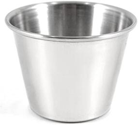 img 1 attached to Optimized Stainless Steel Condiment Cups