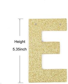 img 1 attached to 🎉 Double the Fun: Twins' 2nd Birthday Party and Baby Shower Banner - Sparkling Gold Glitter Paper Decorations for Baby Girl/Guy's Celebration