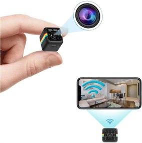img 4 attached to 📷 WiFi Mini Camera - Wireless Nanny Cam, 1080p/2K HD Security Camera with Night Vision. Indoor/Outdoor Small Camera for Real-Time Mobile Phone Monitoring - Perfect Pet/Dog Camera