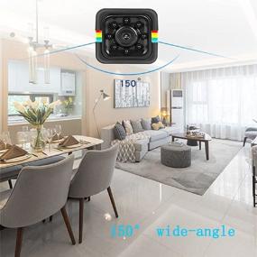 img 3 attached to 📷 WiFi Mini Camera - Wireless Nanny Cam, 1080p/2K HD Security Camera with Night Vision. Indoor/Outdoor Small Camera for Real-Time Mobile Phone Monitoring - Perfect Pet/Dog Camera