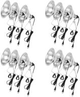 simple deluxe 12-pack clamp lamp light with 8.5 inch aluminum reflector, 🔦 up to 150w e26 socket (bulb not included), 6 feet 18/2 spt-2 cord logo