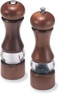 🌰 olde thompson 7.5-inch dover pepper mill and salt shaker in walnut - since 1944 logo