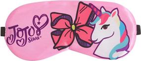 img 1 attached to Idea Nuova JoJo Siwa Giftable Sleepover Set - Sleeping Bag, Pillow & Bonus Eye Mask, Pink, Ages 3+, 26x46 inches