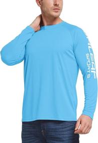 img 3 attached to 🎣 BALEAF Men's Long Sleeve Fishing Shirts: UPF 50+ UV Protection & Quick Dry For Hiking & Running