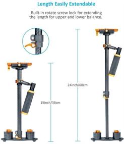 img 3 attached to ANNSM Professional Stabilizer Camcorders Smartphones