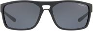 солнцезащитные очки прямоугольной формы arnette an4239, поляризованные логотип