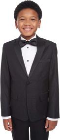 img 3 attached to 👔 Calvin Klein Boys' Jacquard Formal Jacket for Suits & Sport Coats