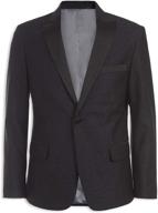 👔 calvin klein boys' jacquard formal jacket for suits & sport coats logo