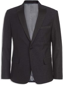 img 4 attached to 👔 Calvin Klein Boys' Jacquard Formal Jacket for Suits & Sport Coats